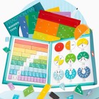 Magnetic Fractions Demonstration Book  102-piece Set Of Magnetic Fraction Tiles