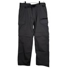 Mens Bc Clothing Co Convertible Cargo Pants Zip Off Legs Gray Belt Loops New