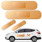 4pcs Giant Band Aid Car Sticker Funny Bumper Stickers To Cover Crack  Damage  