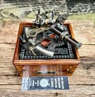 Vintage Antique Brass Sextant W wooden Case Accurate Navigational Tool For Gift