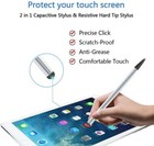 Stylus Capacitive And Resistive Pen Touch Compact Lightweight For Smartphones