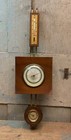 Taylor Stormoguide Mid Century Barometer    Thermometer  Wood   Brass