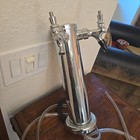 Pera Kegerator Beer Tower Double Twin Two Tap Draft Stainless Steel Brewing 3 