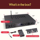 Bluetooth Home Theater Amplifier - 200 Watts Wireless Streaming 