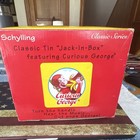 Schylling Classic Tin Jack-in-the-box Toy Featuring Curious George Ages 3-5