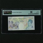 2002 Great Britain 5 Pounds Pick 391d Pmg 66 Epq