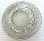 Vintage Glass Ashtray Clear Glass 4 7 8  In Diameter