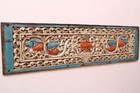 Antique Wall Panel Wooden Vintage Carving Horizontal Lintel Door Top Wall Decor