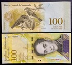 Venezuela 100 000 100000 Bolivares Banknote Unc Paper Money 2017 Free Shipping  