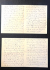 1934 2pg Handwritten Letter Visiting Mrs  Roosevelt s Palace   Hiking In Pr  