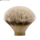 -shd Leader Silvertip Badger Hair Knot Shaving Brush Bulb Shape Men s Beard Tool