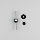 10 Pcs 3 1 2  Tube Lugs Double End Chrome Finish With Gaskets   Black Screws