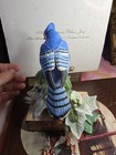 Lenox 1998 Christmas Blue Jay Porcelain Bird Figurine Collectible Decor