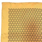 Hermes Mini Scarf 42cm X 42cm Mustard Color Fashion Accessory Vintage