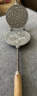 Vintage Pizzelle Iron No 4 Stovetop Waffle Maker Cast Aluminum Wood Handles