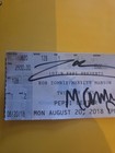 Rob Zombie And Marilyn Manson Singed Ticket Stub From Denver Aug 20th 2018