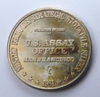 1981 Continental Coin Us Assay Office San Francisco 1 Oz  999 Fine Silver Round