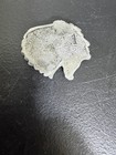 Vintage Silver-tone Native American Chief Head Metal Applique