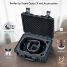 Lykus Titan Oq210 Hard Case For Quest 3s 3 And Kiwi Design elite Battery Strap