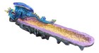 Atlantic Blue Dragon Gemstone Quartz Stick Incense Burner Fantasy 10 75 l