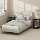 Furinno Just 3-tier Turn-n-tube Open Storage Nightstand 1-pack Plastic Poles