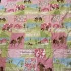 Circo Pretty Horses Pink Farm Barn Twin Full Comforter Polka Dot Plus Shams
