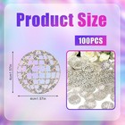 100pcs Glitter Disco Ball Table Confetti  Disco Theme Party Confetti For Bachelo