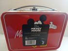 Disney Mickey Mouse Red Metal Lunchbox Brand New