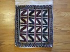 Antique Hand Woven Wool Camel Saddle Bag Double Kilim Rug 55 X 15