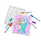 Crayola Bluey Color Wonder Coloring Book Pgs  markers 18pgs  3 