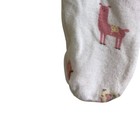 Kyte Baby Peruvian Alpaca Snap Footie 3-6 Mo White Pink Bamboo One Piece Sleeper