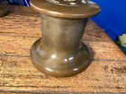 Vintage Old Barlow 16 Bronze Flat Top Winch  Amazing Patina    3 Available 