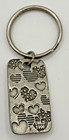 Vintage 1980 s Pewter  tiger  Keychain  new Old Stock 