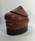 Antique Wood 5 Piece Hat Block Form Mold Maker Empire Puzzle Unique Shape 22-1 4