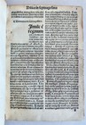 1496 Incunabula Theology By Antonius De Bitonto Antique 15th Century