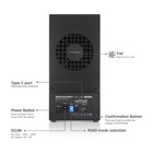 Raid Das Usb 3 2 2 Bay 2 5      3 5    Sata Ssd Hard Drive Enclosure     Usb 3 2 Ge   