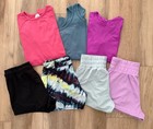 Athleta Girl Youth 7 Piece Athletic Athleisure Lot  Large 12  4 Shorts  3 Tops