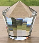 Rare Swarovski Silver Crystal Cal Carousel Paperweight Blacked Flocked Base Box