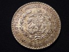 1966 Mexico Peso Bu Uncirculated Toning Morelos Large Silver World Type Coin