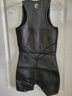 O neill Womens Sleeveless Front Zipper Shorty Wetsuit Size 10 Black