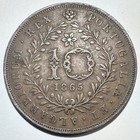 1865 Portuguese Azores 10 Reis  Xf  Nice 