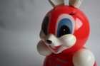 Large Vintage Celluloid Rabbit Tumbling Toy  45063 