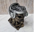 Eddie Cyborg Iron Maiden 3d Printed Bust Hand Painted 5 5 Inches Tall