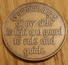 Guardian Angel Recovery Medallion Coin Aa Na Chip Bronze Serenity Prayer