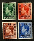 Travelstamps  1936 Great Britain Agencies In Morocco Stamps Sc  78-81 Mint Moglh
