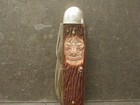 1946-1956 Boy Scouts Dark Handle Imperial  4 Blade Pocket Knife - Carved Logo