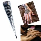 12pcs Natural Black Mehndi Henna Cones 25g Each   Temporary Tattoo Body Art