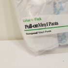 Vtg Gerber Pull On Vinyl Pants 6pk Large 19-24 Or 25-30 Lbs Teddy Bears Stripes