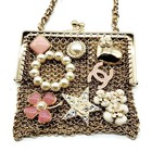 Chanel Ap2890 Chain Poych Mesh Clutch 2331341