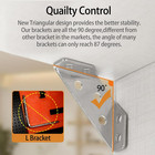 4-20 Pcs Angle Corner Brackets For Wood Corner Brackets Triangle Bracket Set 